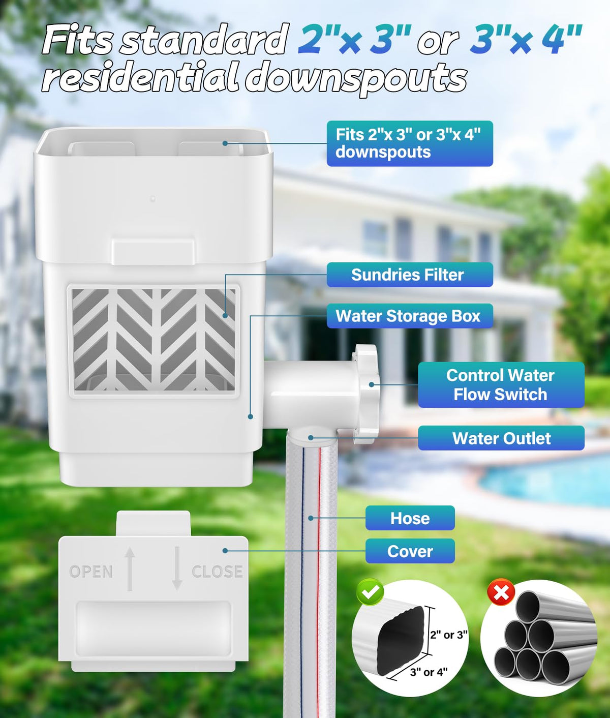 WADEO rainwater for gardens example demonstrates practical irrigation use outdoors.