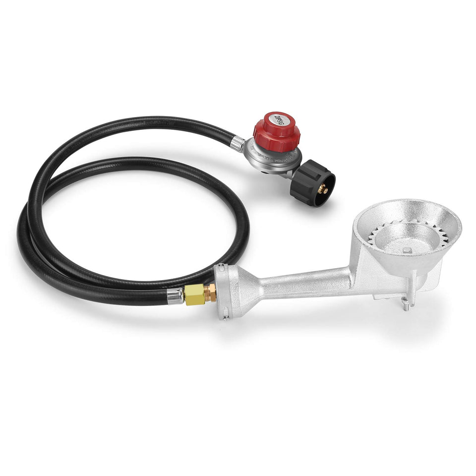 WADEO high-pressure burner head for durable outdoor cooking performance.