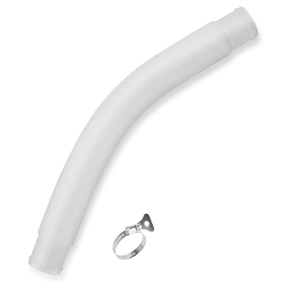 WADEO rain barrel hose connector outlet-125 shows a secure, efficient rain collection connection.