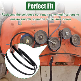 Wadoy 532197242 belt designed for Husqvarna YT series mowing decks.