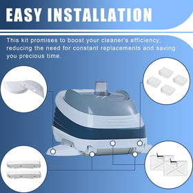 Wadoy AXV414P pod shoes 4-pack enhance traction and longevity on pool floors.
