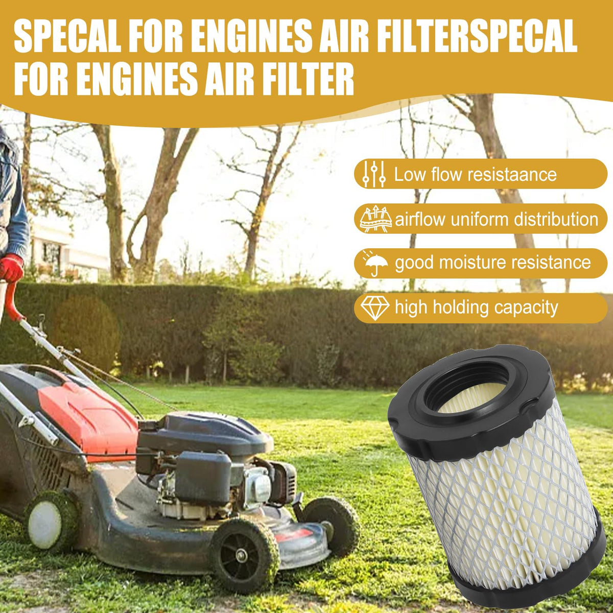 Wadoy durable filtration media resists wear for long service life.