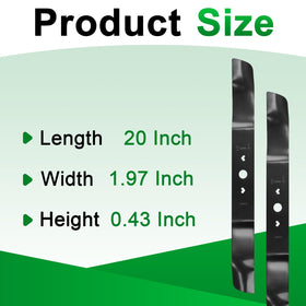 Wadoy high-carbon steel mower blade for durability