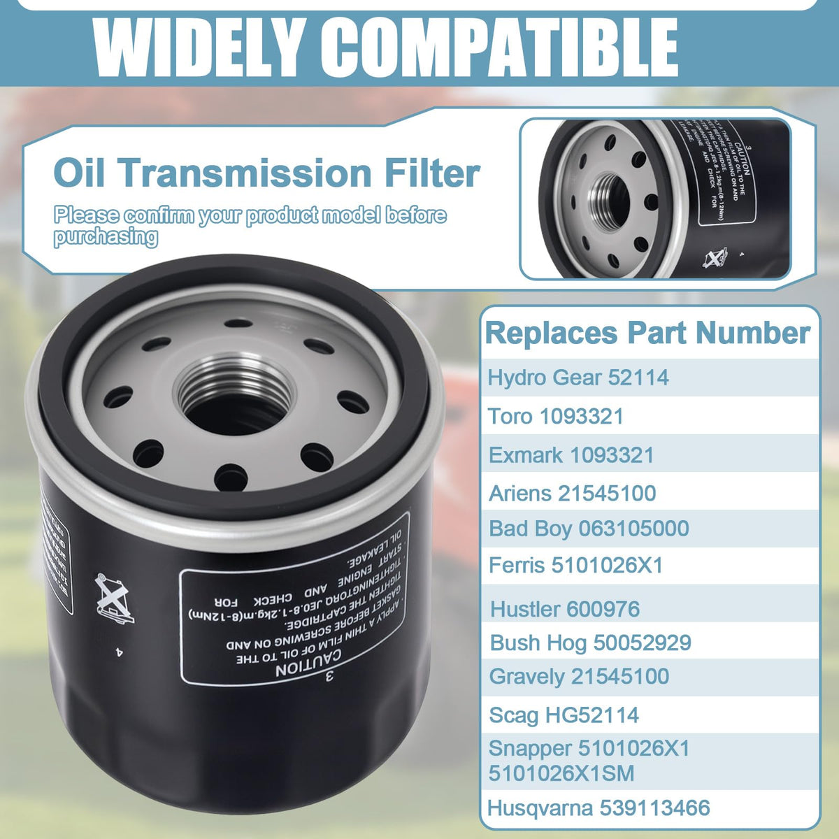 Wadoy nitrile seal provides leak-free performance under pressure.