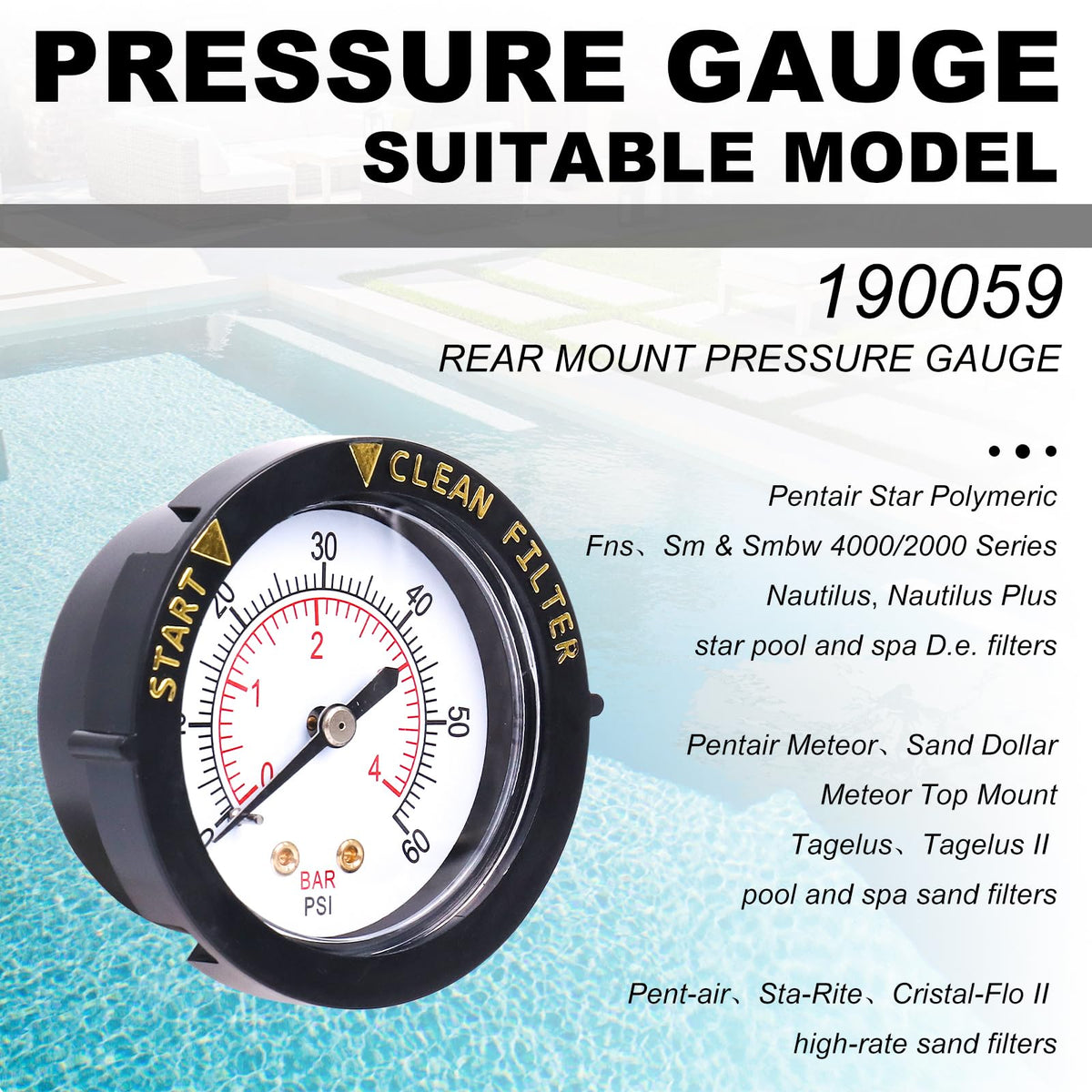 Wadoy packaging includes one gauge for quick, straightforward installation.