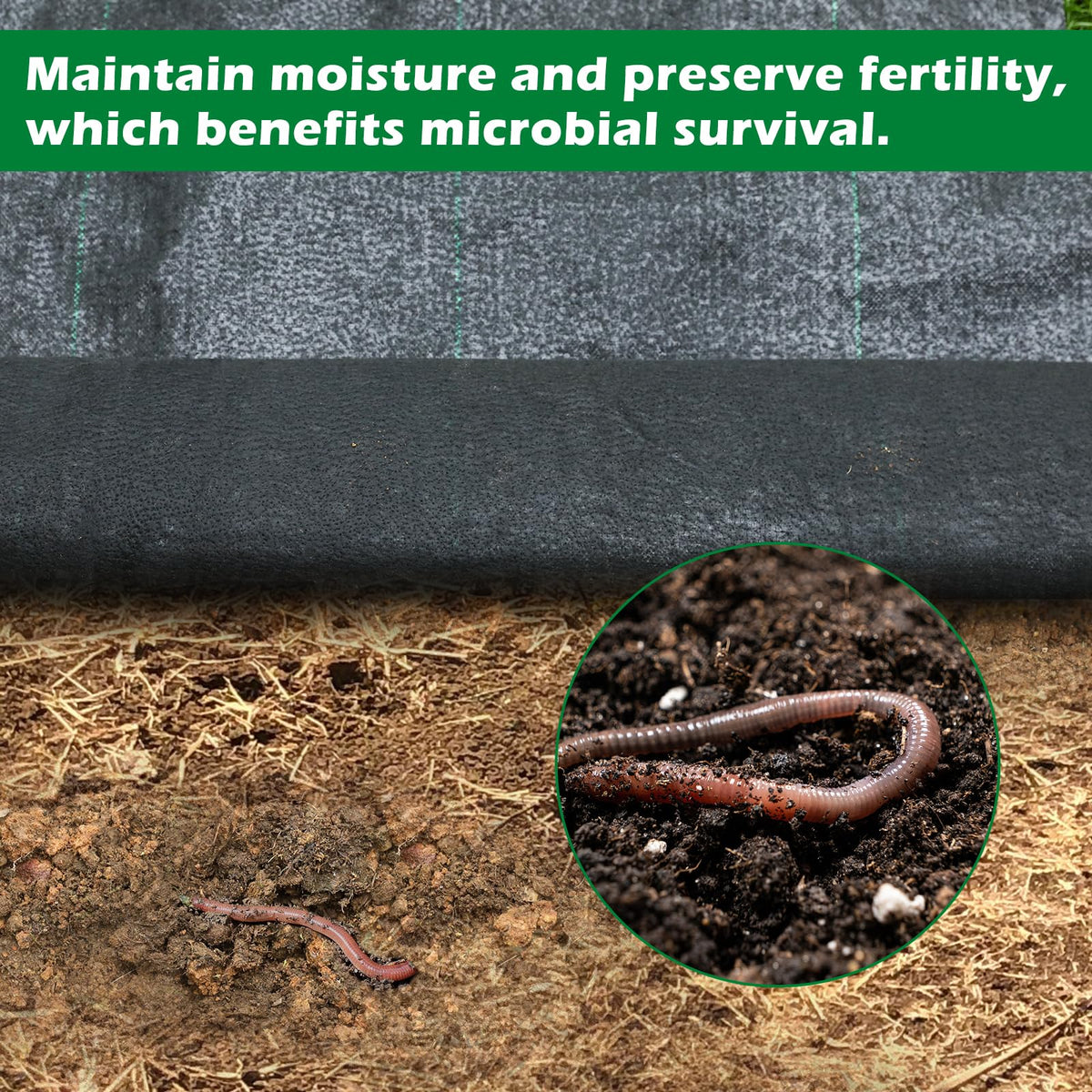WAENLIR striped-design fabric laid out for easy plant alignment