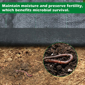 WAENLIR striped-design fabric laid out for easy plant alignment