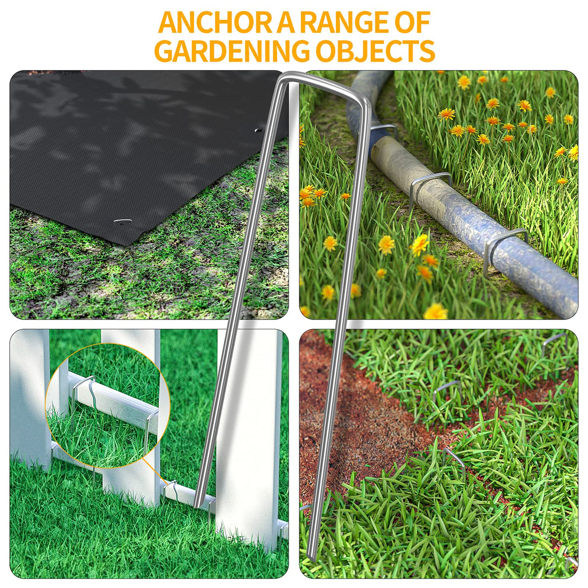 WAENLIR stakes used for tent setup and outdoor use.