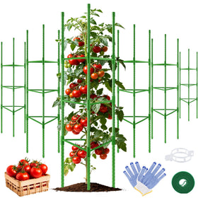 WAENLIR tomato cages assembly kit enabling quick setup for sturdy supports