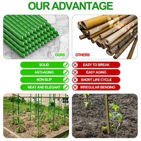 WAENLIR versatile stakes shown creating trellis or vertical garden structures.