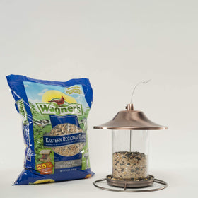 Wagner's 8lb bag packaging ready for outdoor feeding.