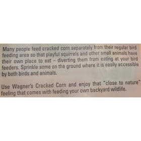 Separate ground feeding area helps divert wildlife from main feeders