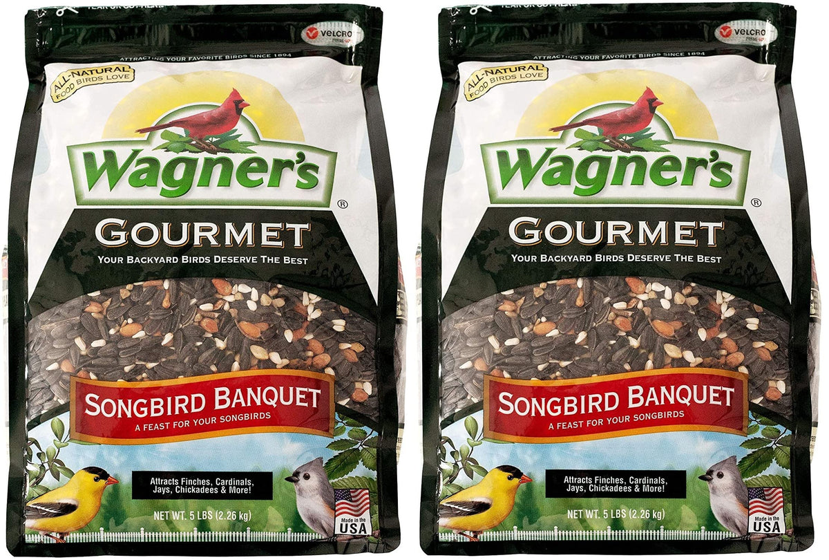 Wagner’s Songbird Banquet bag front for reliable backyard feeding.