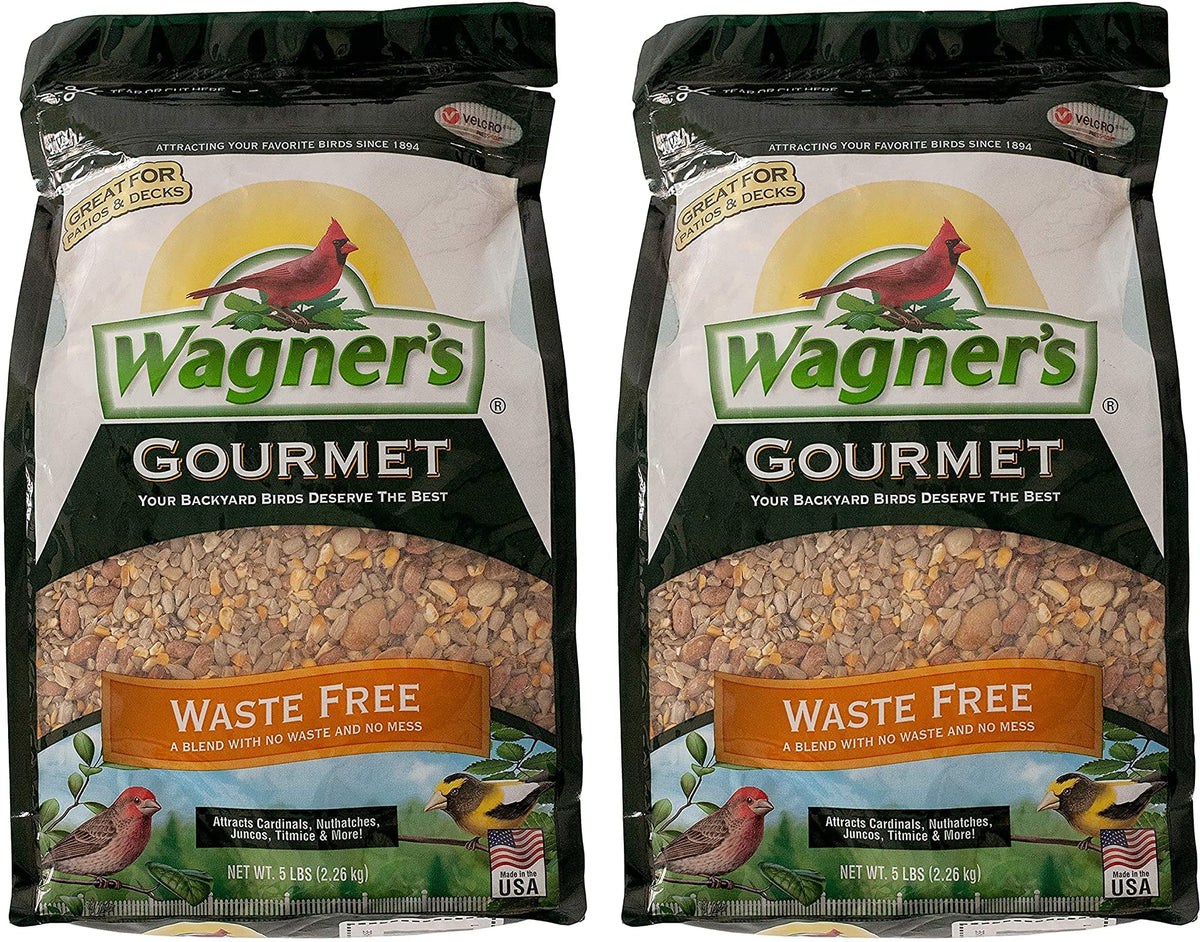 Wagner's Waste Free Gourmet 2-Pack front view shows compact packaging for easy storage and feeding.