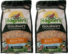 Wagner's Waste Free Gourmet 2-Pack front view shows compact packaging for easy storage and feeding.