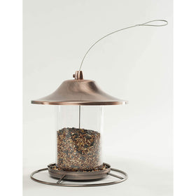 Backyard birds flock to a feeder using Wagner's Wild Bird Food.