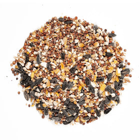 Wagner's Wild Bird Food shown for tube, hopper, or platform feeders.