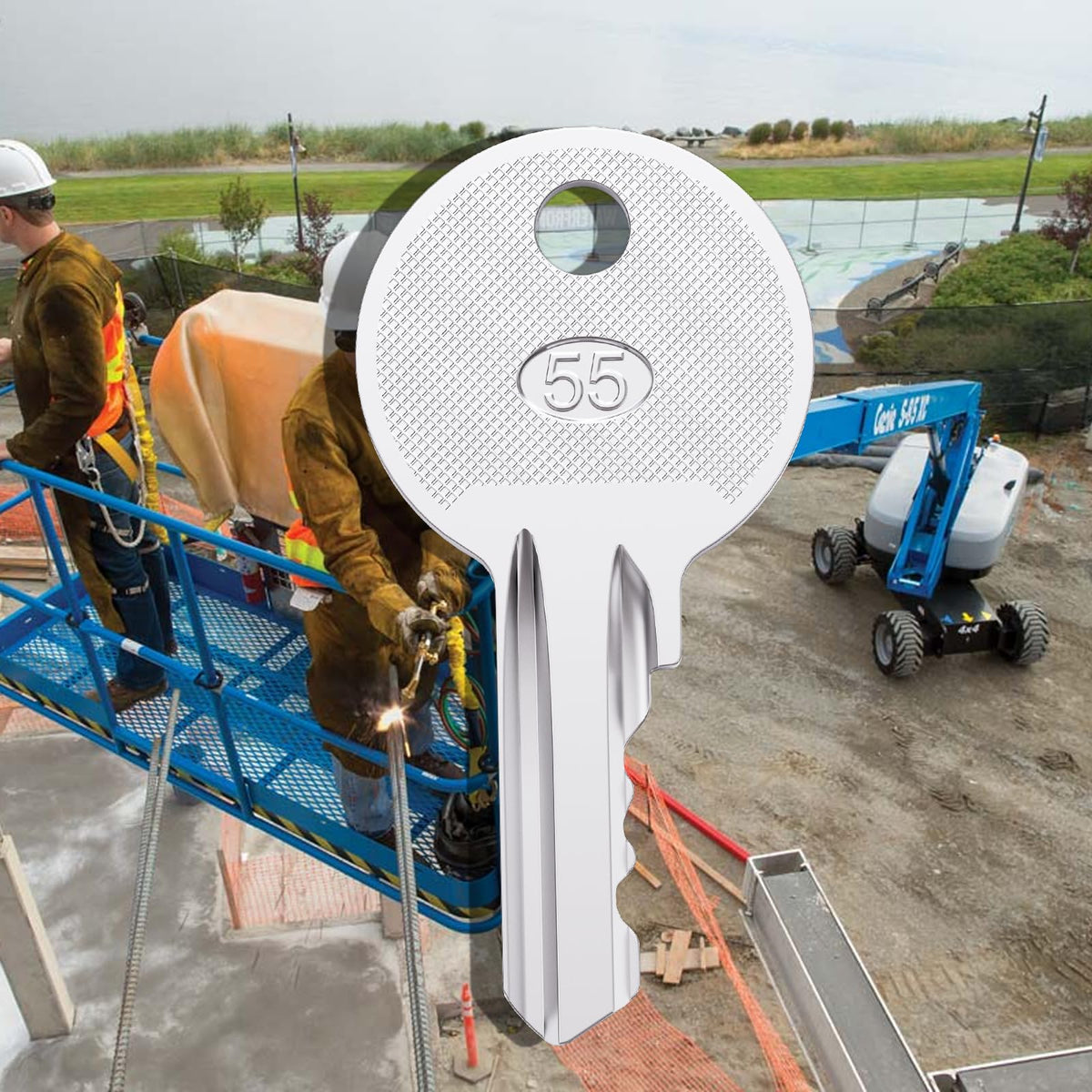 455 key compatible with Genie lifts for smooth operation