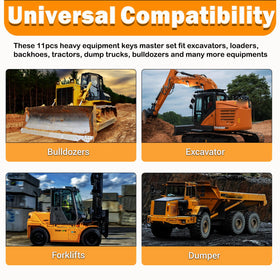 WAH LIN PARTS compatible equipment key set supports many brands and machines.