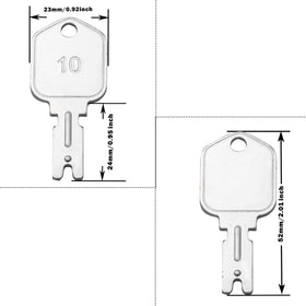 WAH LIN PARTS key ring included keeps spare keys organized during daily maintenance.