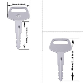WAH LIN PARTS key ring included to organize spare keys on site.
