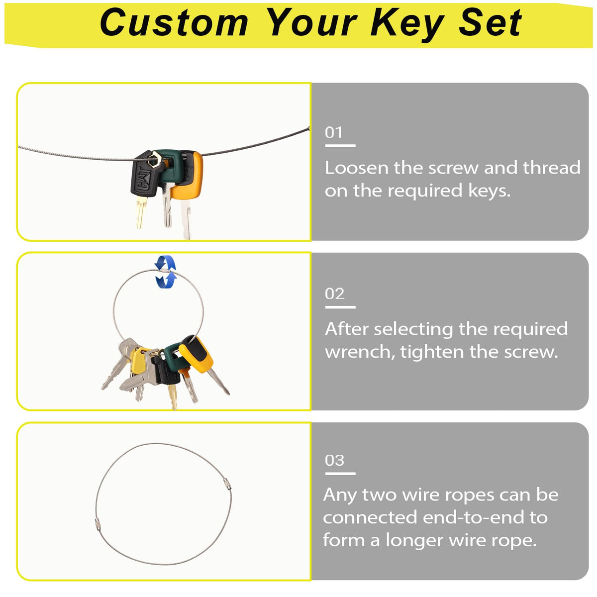 WAH YUE HING portable organizer keeps keys organized for fast workflow.