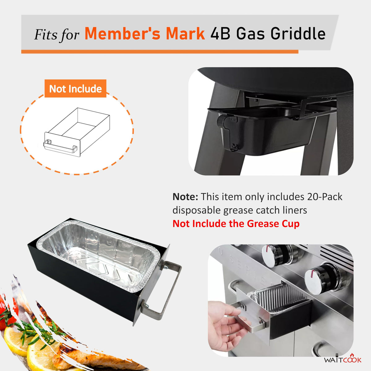 Waitcook disposable-griddle-liners enable quick changes between batches