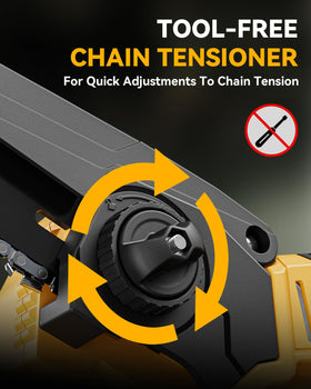 Waitiey mini chainsaw auto-oiler ensures steady lubrication