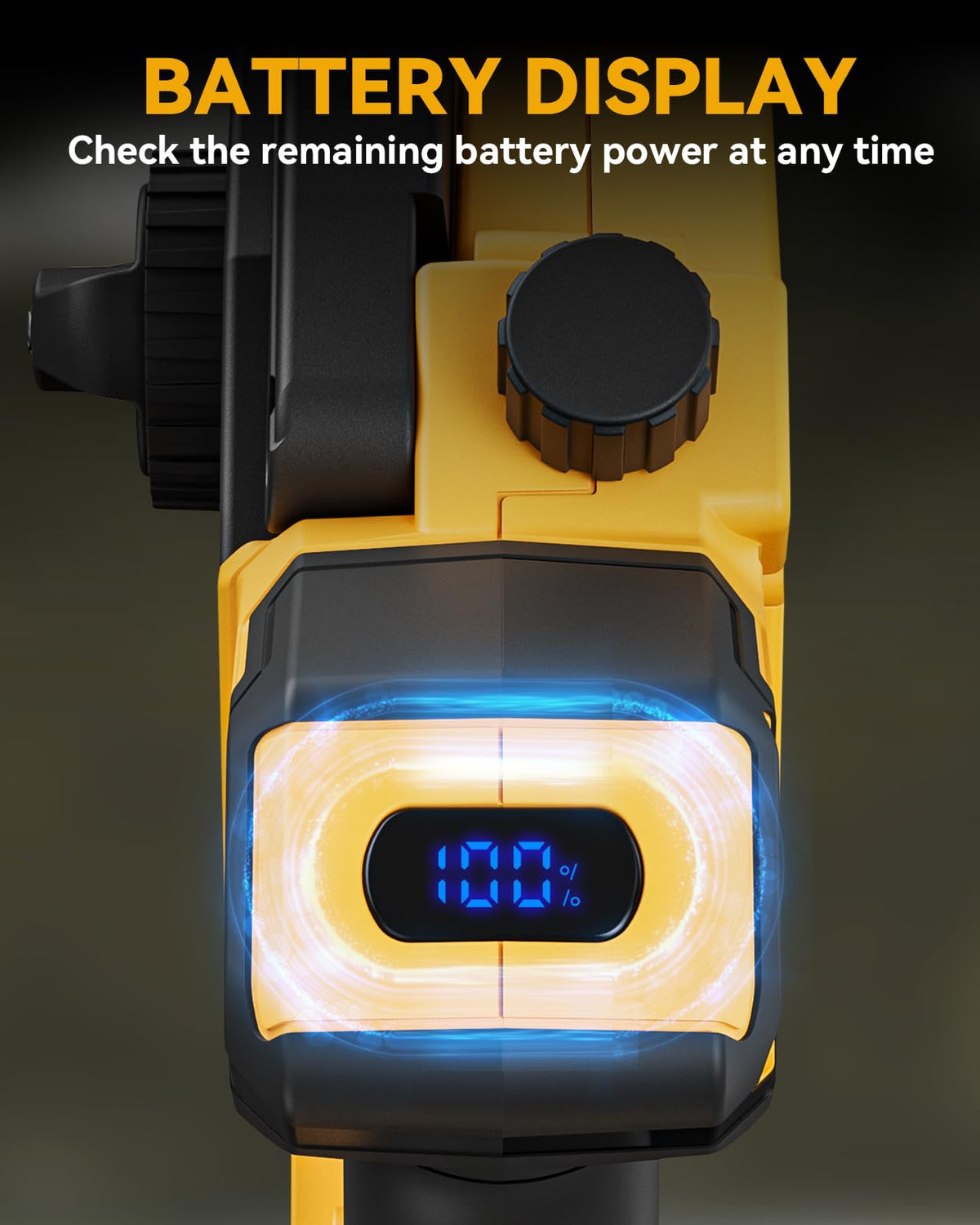 Waitiey mini chainsaw battery level indicator aids planning