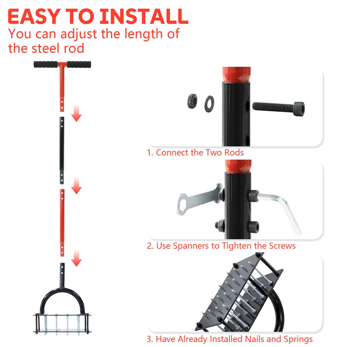 Wakuka reinforced footplate applies downward pressure for easy penetration.