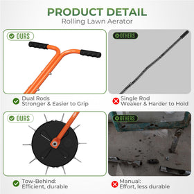 Walensee compact lawn care tool fits home lawns and light gardens.