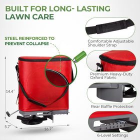 Walensee durable Oxford bag supports regular outdoor spreading tasks.