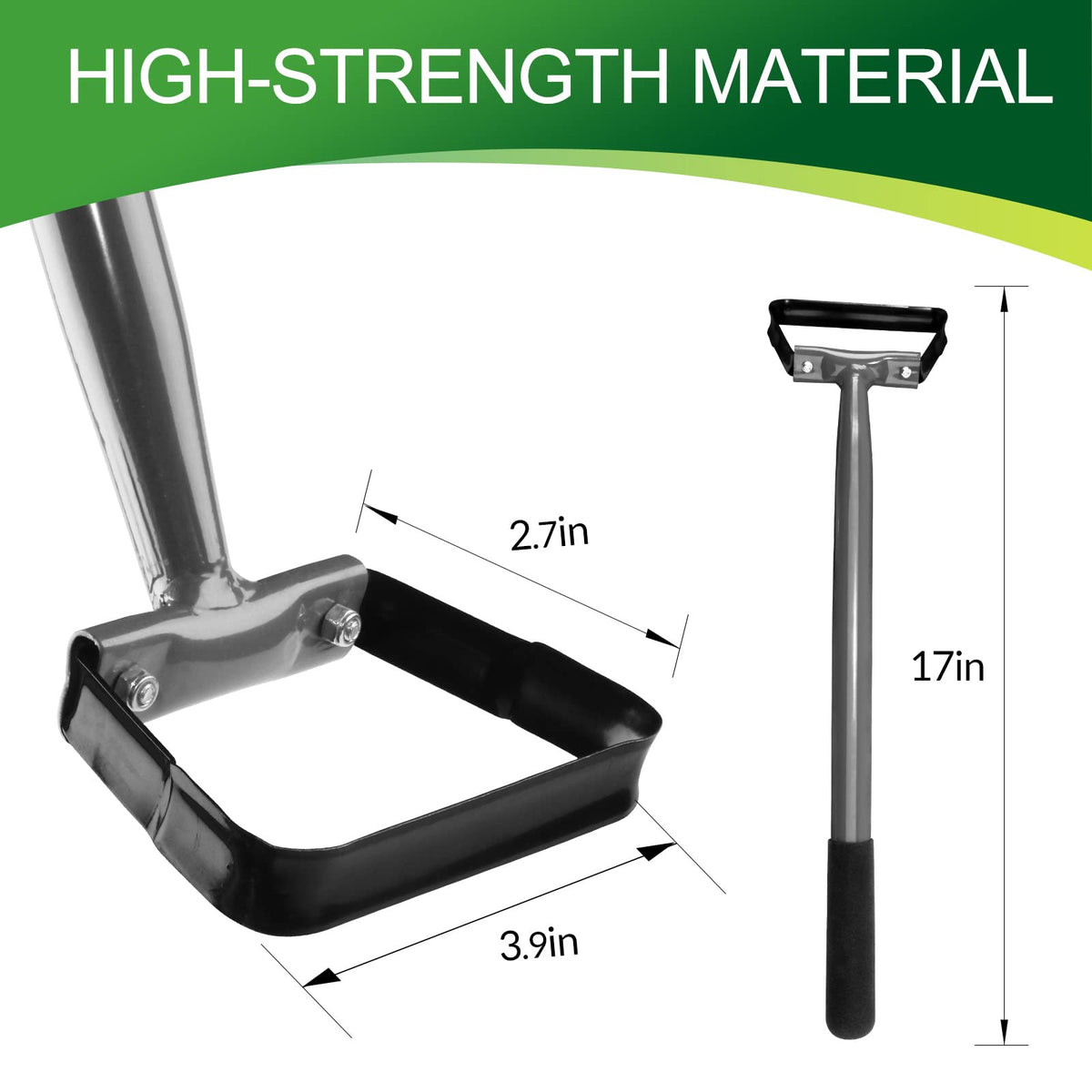 Walensee ergonomic rubber handle for comfortable grip during use