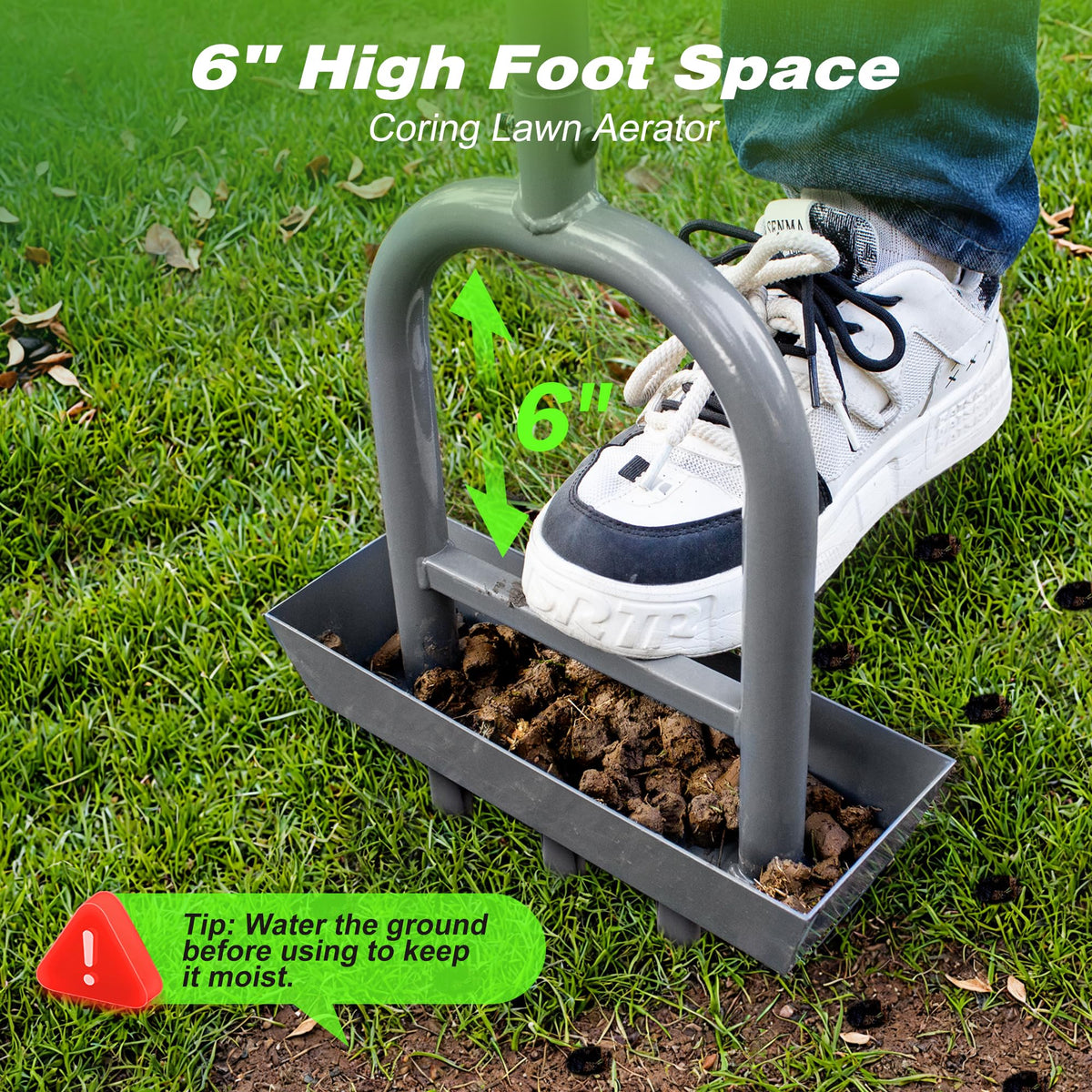 Walensee square crossbar design reduces slipping on muddy feet during use.