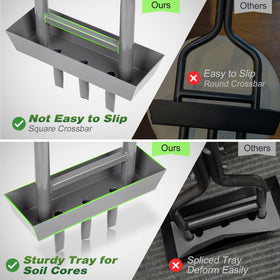 Walensee aerator loosens compact soil for better water and air movement.