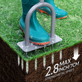 Walensee long-handle aerator ready for easy yard operation.