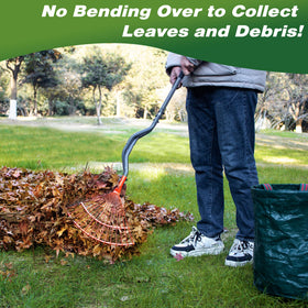 Walensee multi-purpose yard tool tackling leaves, grass, and debris