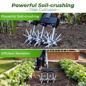 Walensee durable stainless steel and aluminum construction withstands regular garden use.