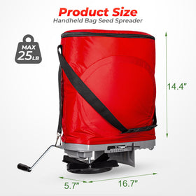 Walensee seed spreader with enclosed gears highlights durable, low-maintenance operation