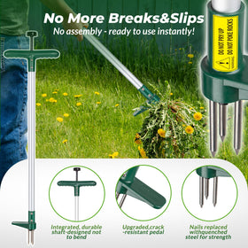 Walensee stainless steel weed puller designed for durability.