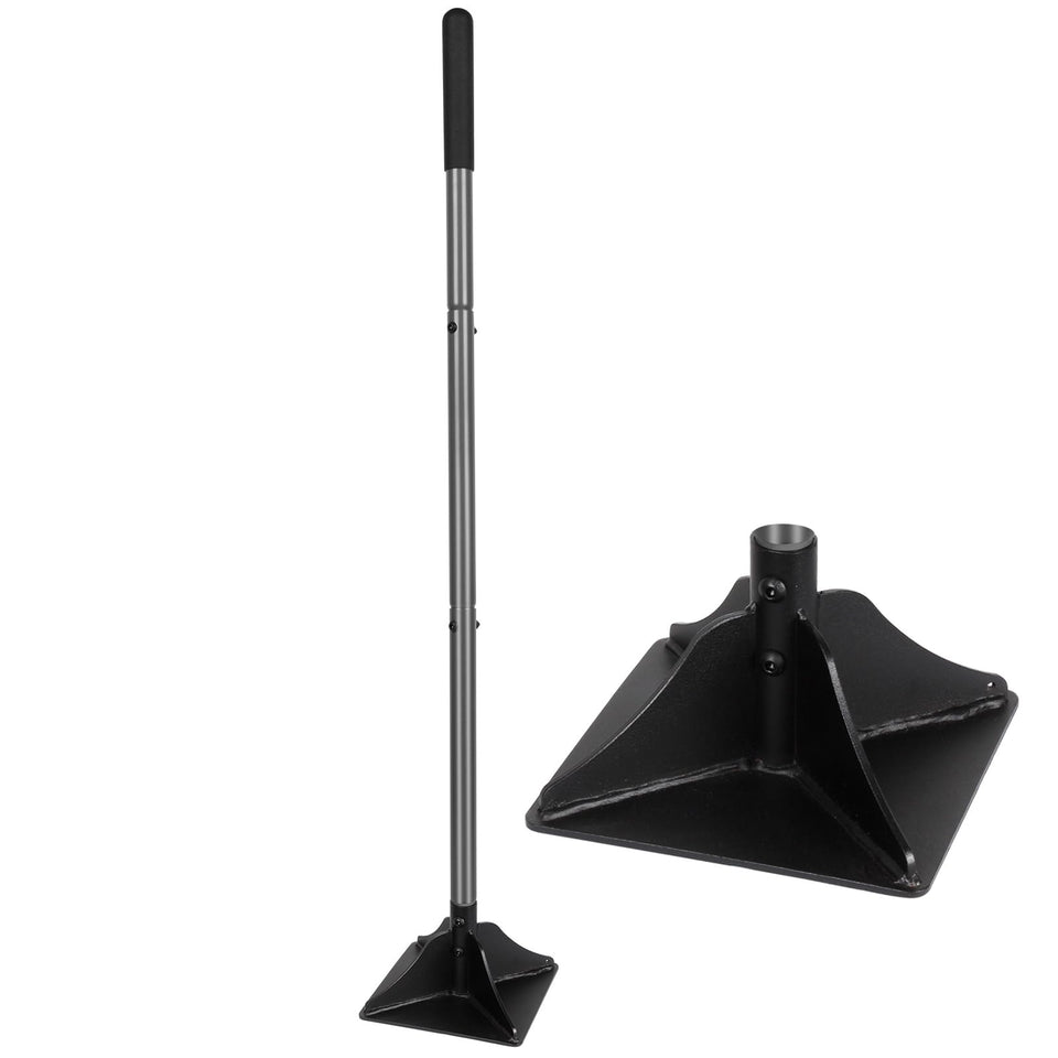 Walensee steel tamper 8x8 head for precise ground compaction.