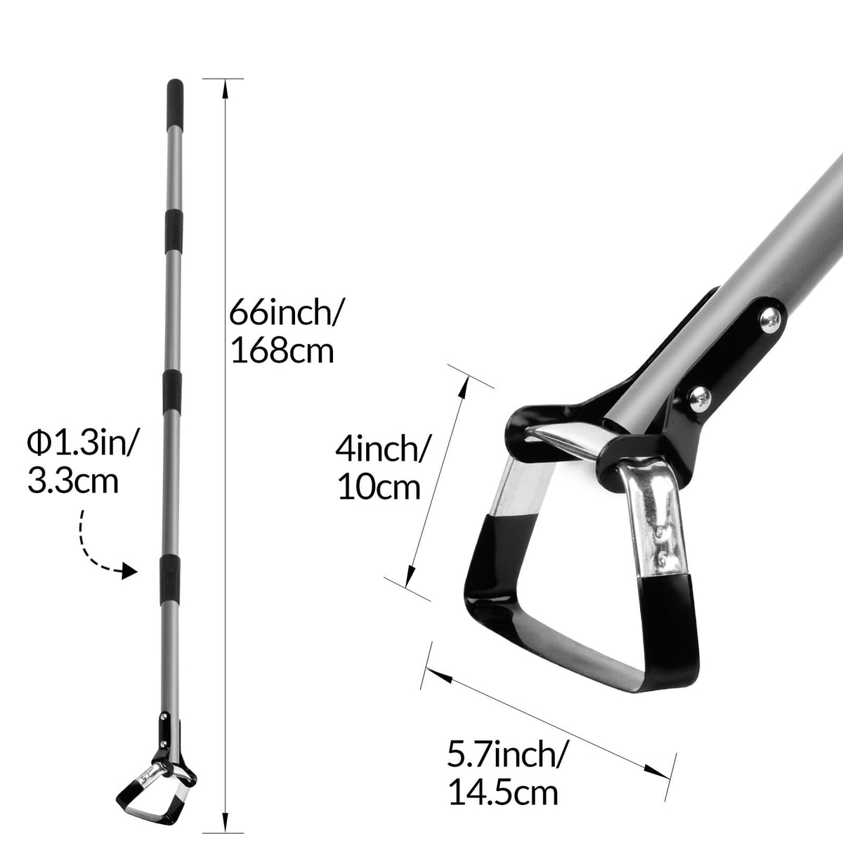 Walensee stirrup hoe triangular-head design cuts shallow roots efficiently