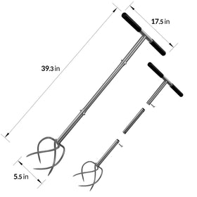 Walensee Tiller ergonomic grip design minimizes wrist strain