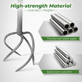 Walensee Twist Tiller four-tine design for easy soil penetration