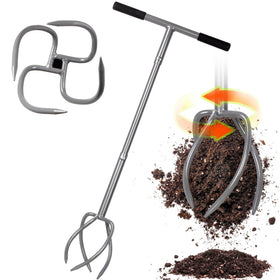 Walensee Twist Tiller with removable big claw for deep soil penetration