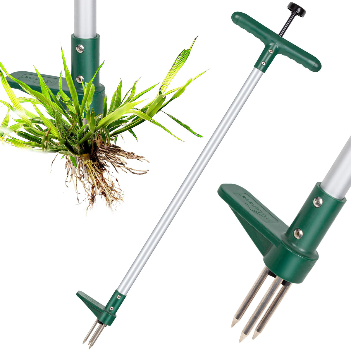 Walensee weed puller with standup design for effortless weed removal.