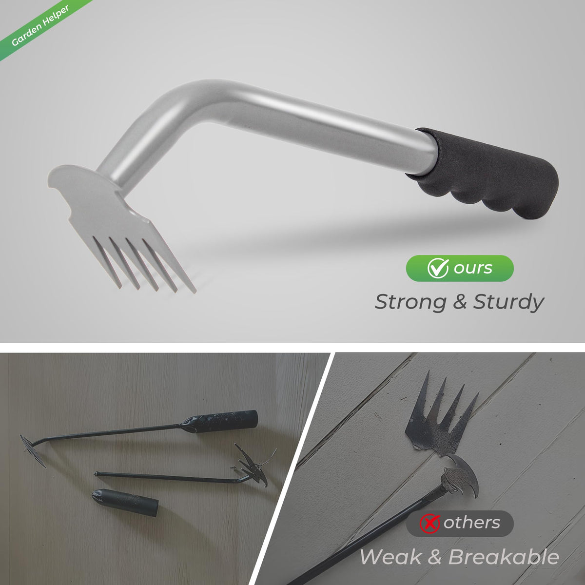 Walensee Weed Puller Tool manganese steel build for long-lasting durability