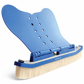 Wall Whale 18-inch pool brush head delivers enhanced wall contact for thorough cleaning.