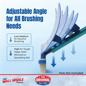 Nylon bristles last longer than standard bristles.