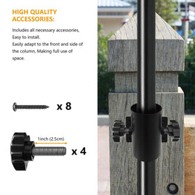 Walrkaur 2-inch umbrella fits most canopies